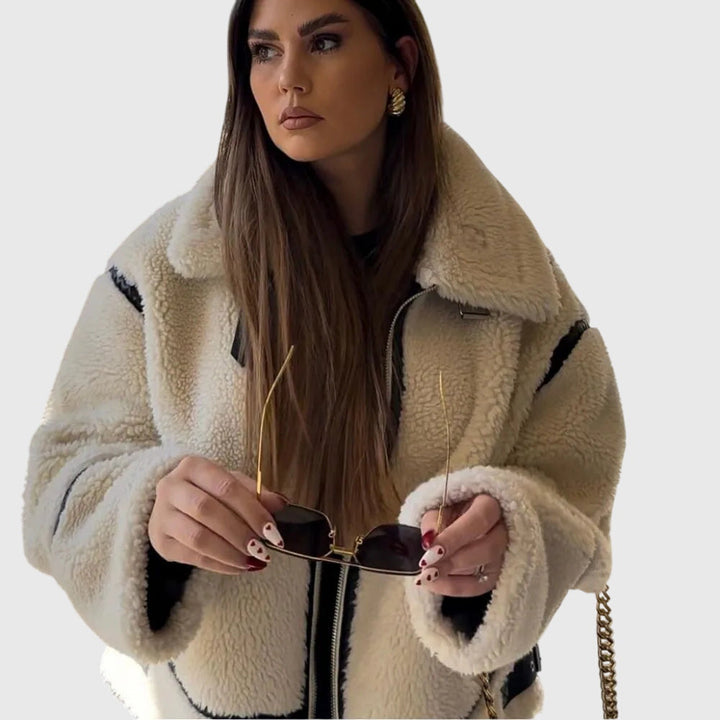 DELANEY – RELAXED SHEARLING-STYLE JACKET