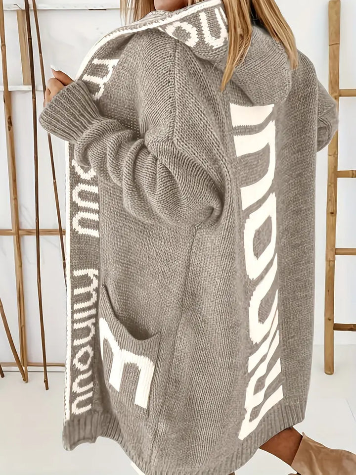 SENNA – LONG HOODED CARDIGAN