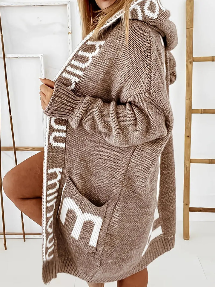 SENNA – LONG HOODED CARDIGAN