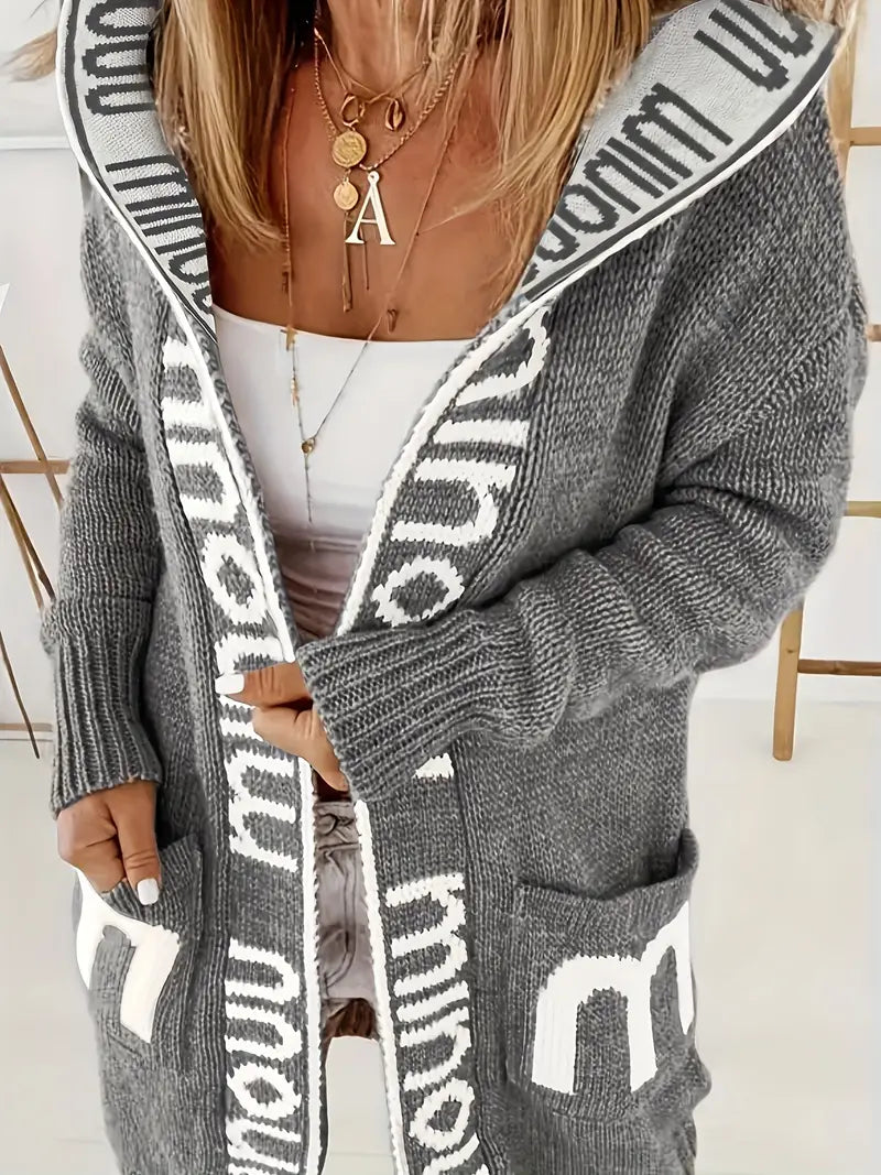 SENNA – LONG HOODED CARDIGAN