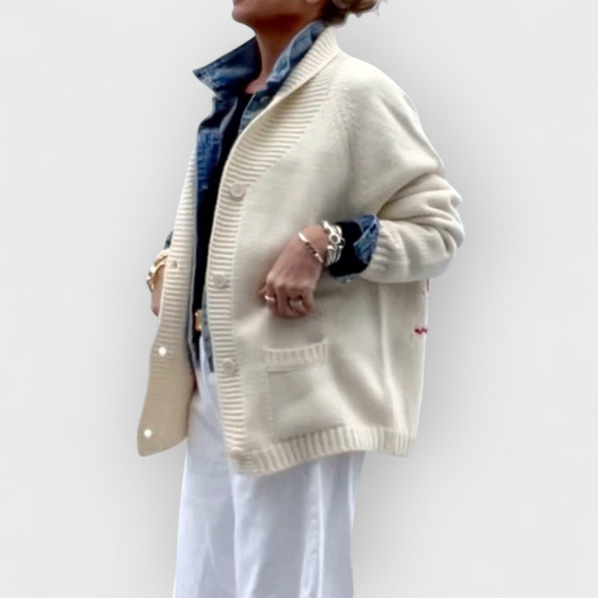 DORIS - PLAYFUL LOBSTER CARDIGAN
