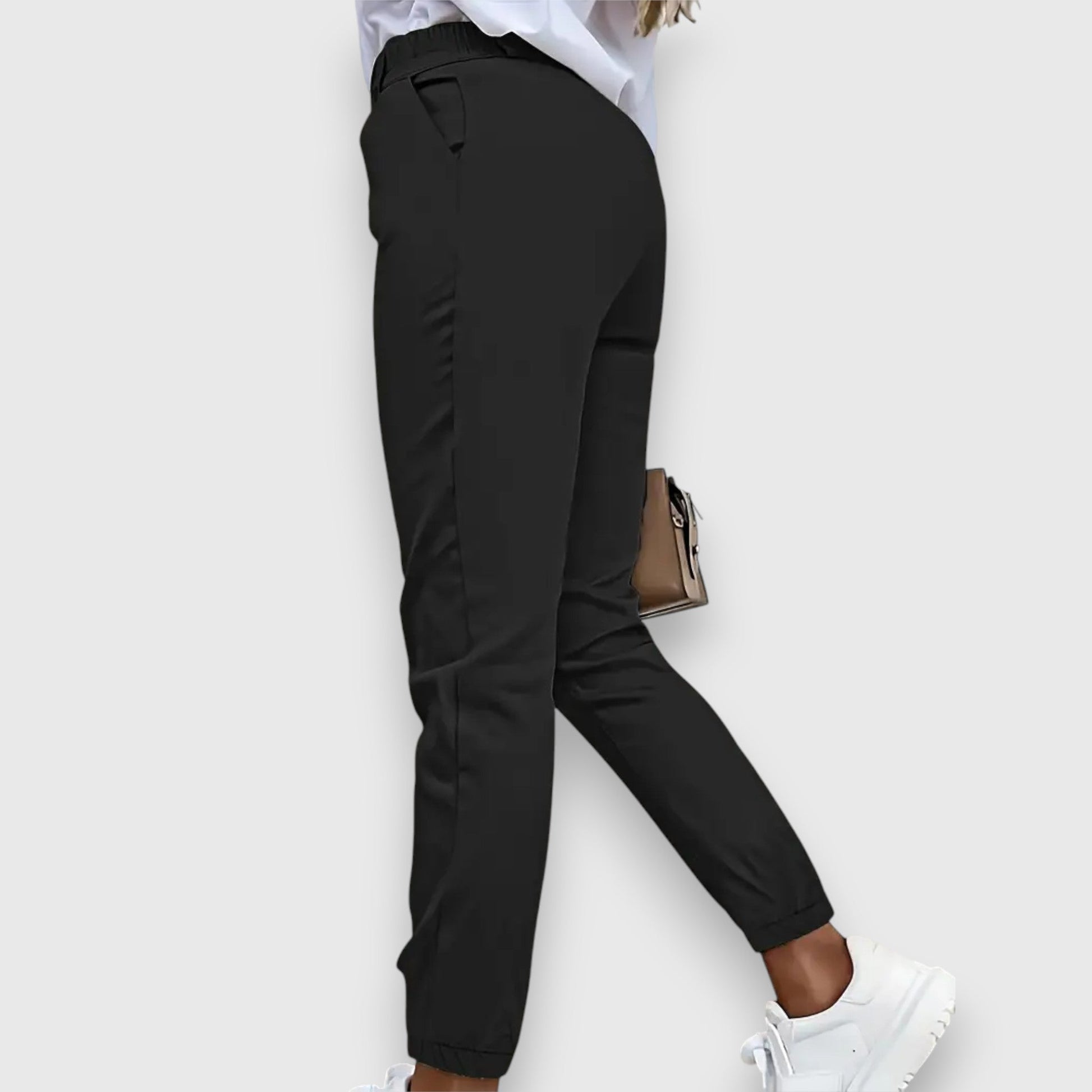 ALVINA - SLIM-FIT TAILORED TROUSERS