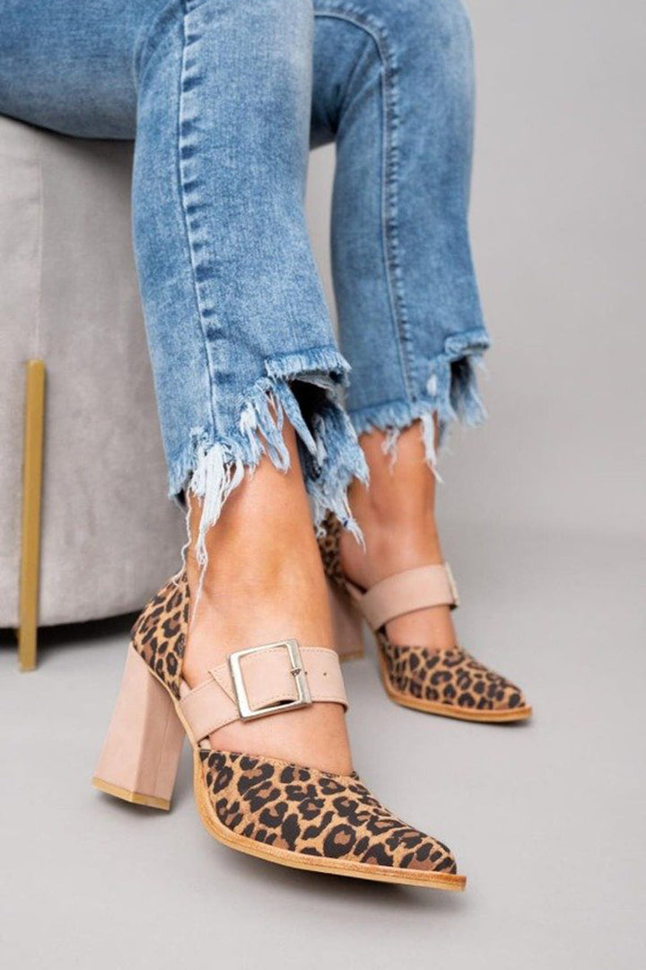 PATRICIA – LEOPARD BLOCK HEEL