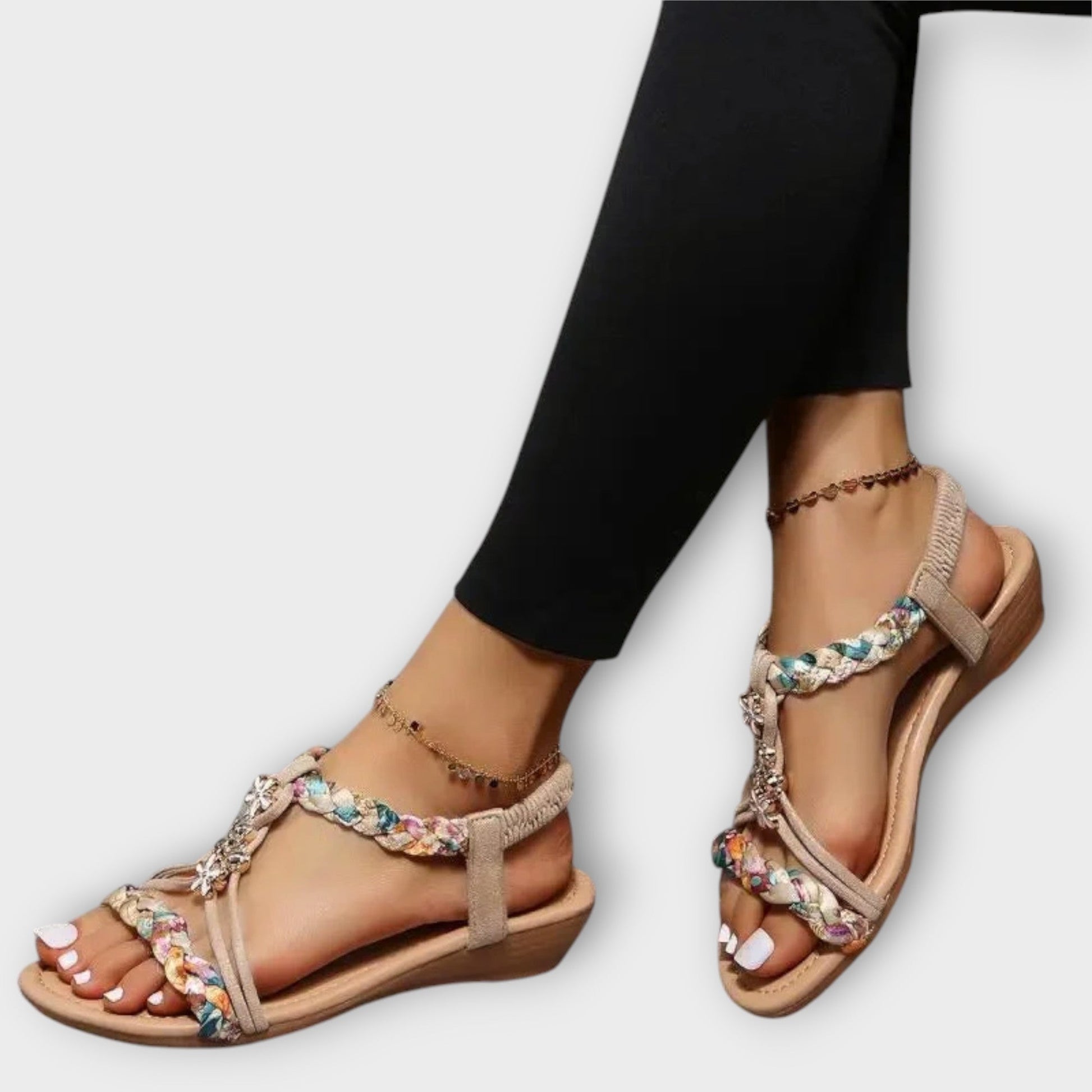 ROSALIE - BOHO WEDGE SANDALS