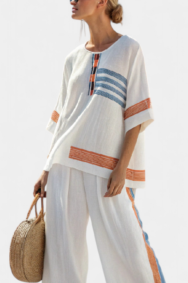 FRANCINE – SUNSTRIPE EASE SET