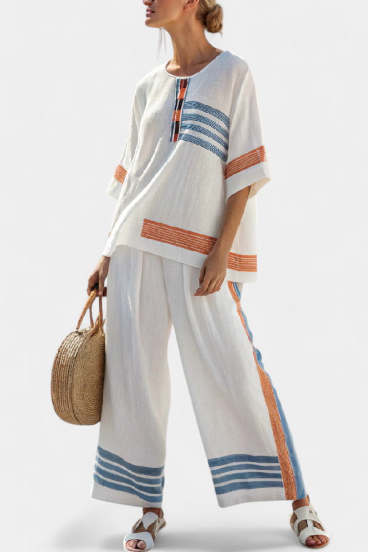 FRANCINE – SUNSTRIPE EASE SET