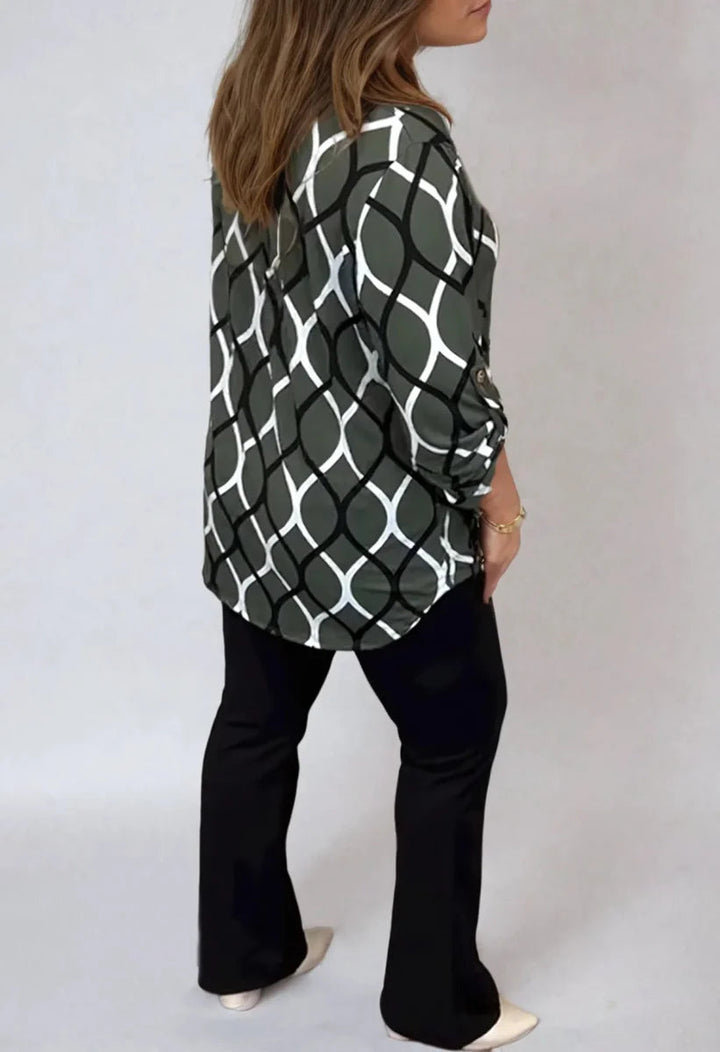 DANIELA – GRAPHIC PRINT BLOUSE