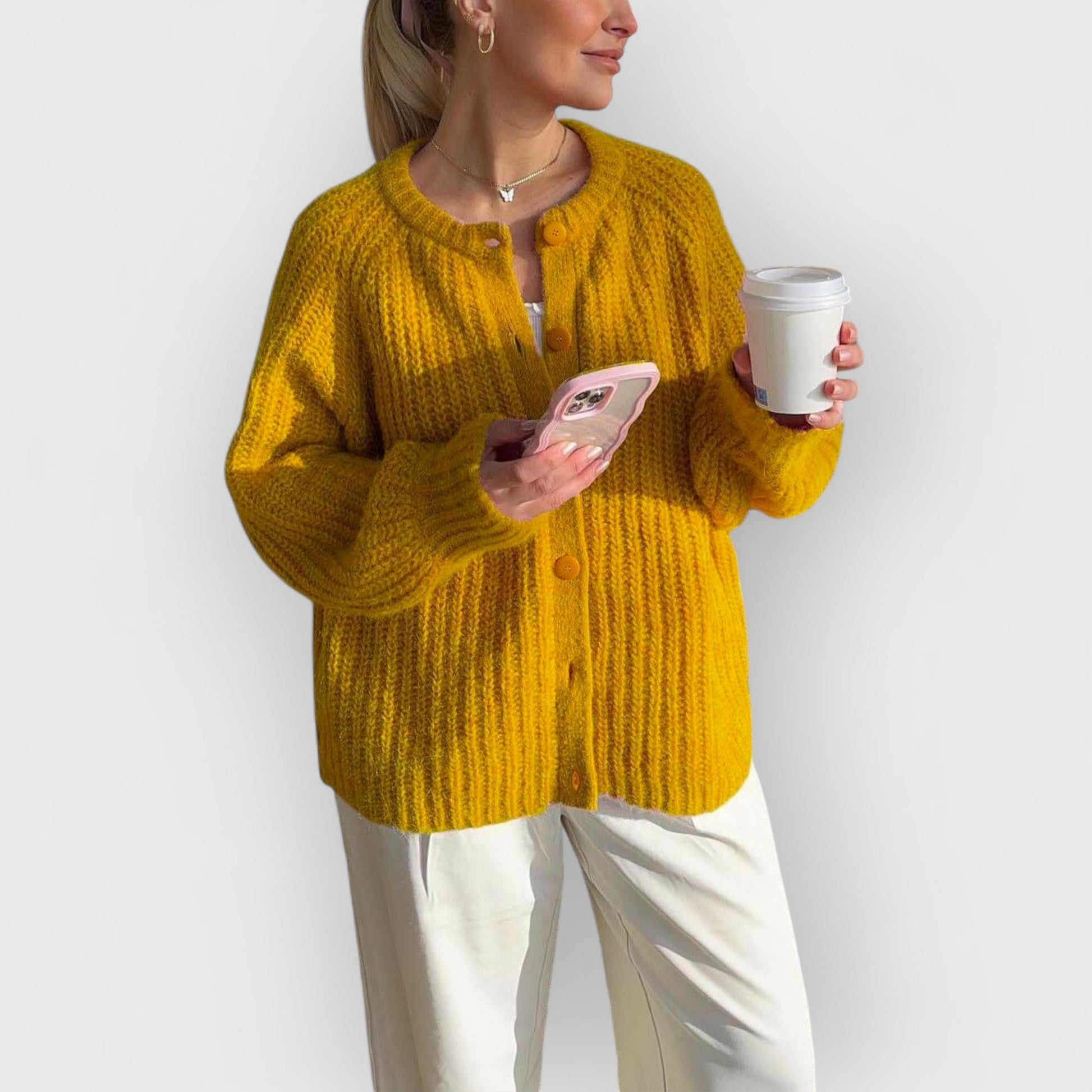 IRENE - SLIP-ON COMFORT CARDIGAN