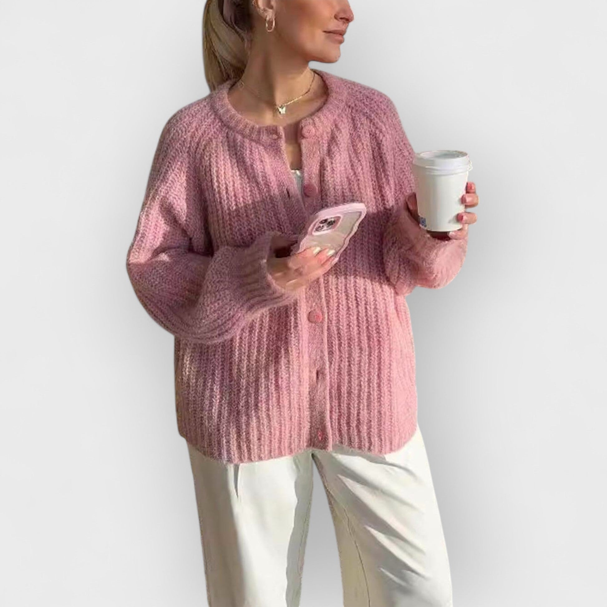 IRENE - SLIP-ON COMFORT CARDIGAN