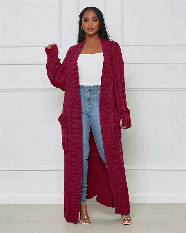 CORINNE – LONG KNIT CARDIGAN