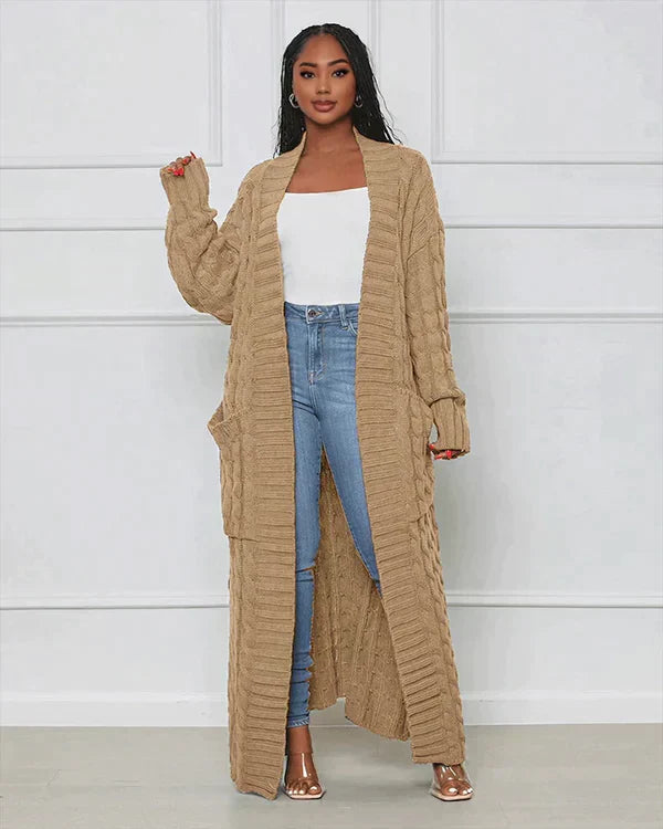 CORINNE – LONG KNIT CARDIGAN