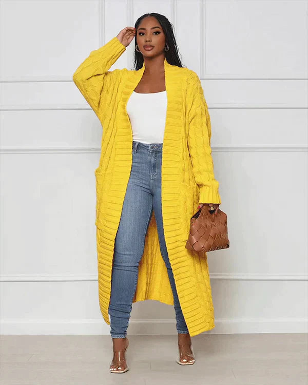 CORINNE – LONG KNIT CARDIGAN
