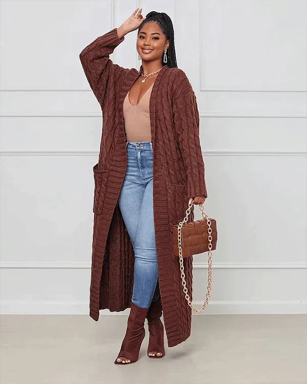 CORINNE – LONG KNIT CARDIGAN