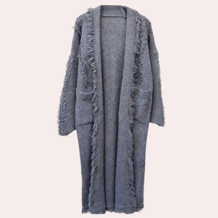 FREYA – FRINGE DETAIL CARDIGAN