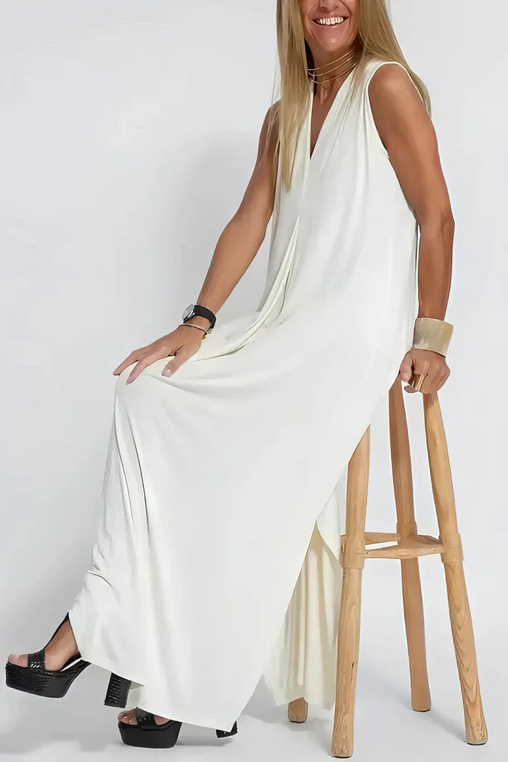 JANETTE - SCULPTED MAXI DRESS WITH CARDIGAN